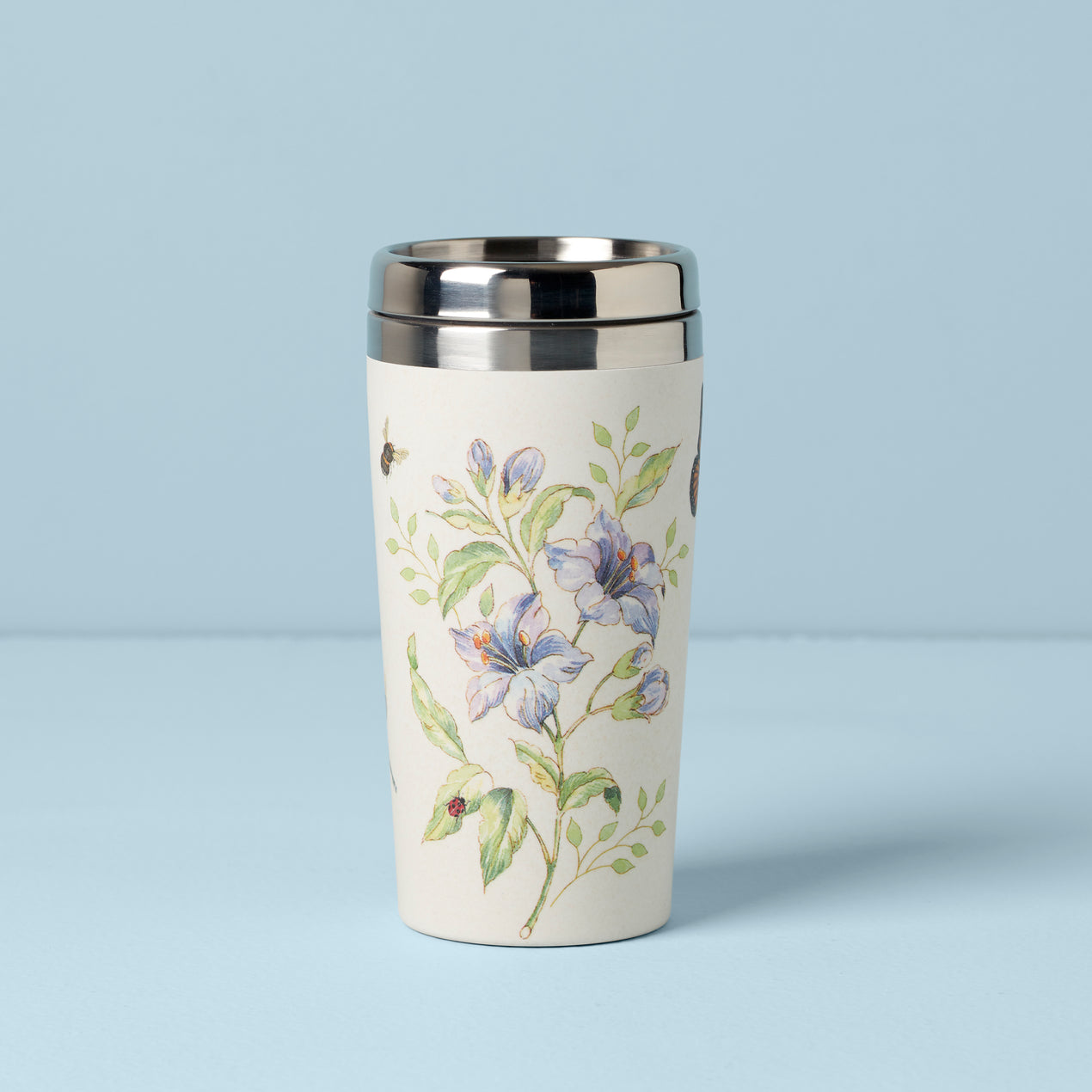 Personalised Themos Travel Mug With Handle. Insulated Mug. Floral Gift for  Her. Butterfly Gifts for Women 