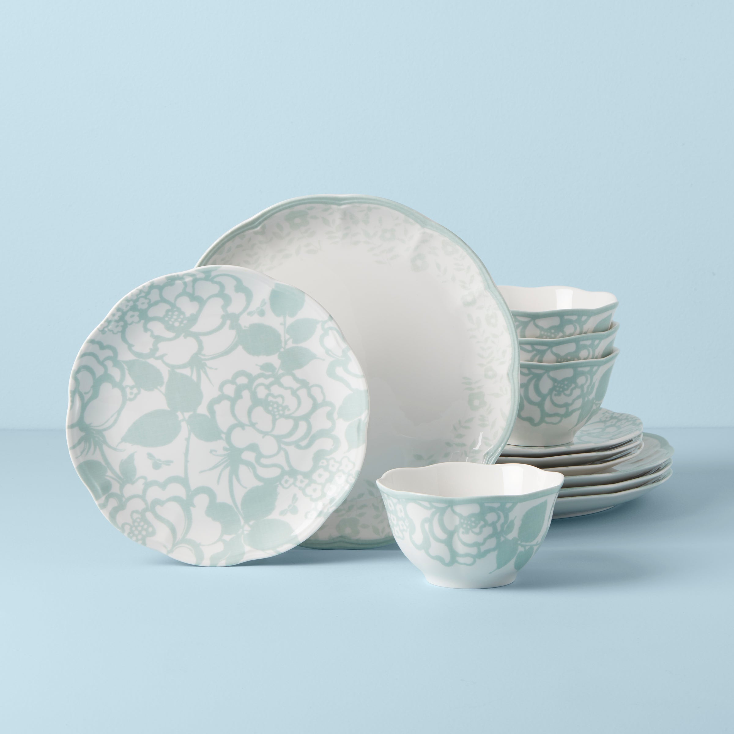 Butterfly Meadow Cottage 12-Piece Dinnerware Set