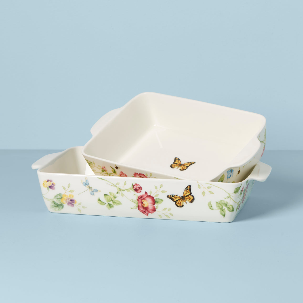 Lenox Butterfly Meadow Rectangular Food Storage Container