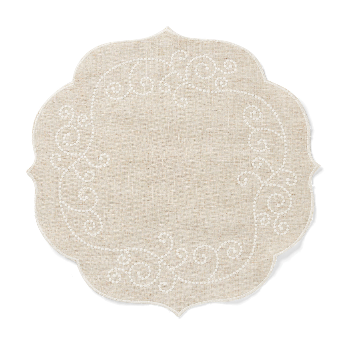 French Perle Linen Round Placemat – Lenox Corporation