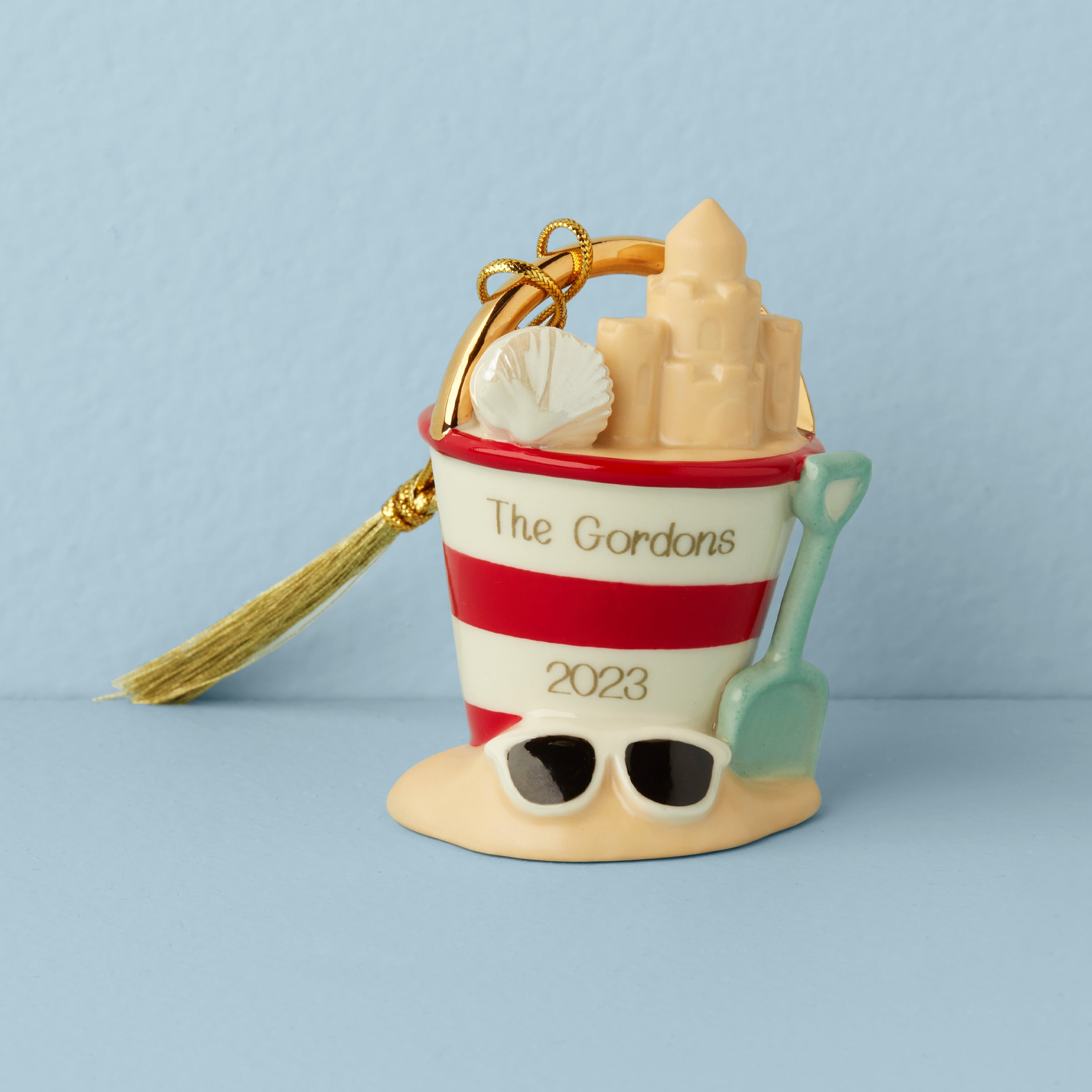 Personalized Beach Pail Ornament