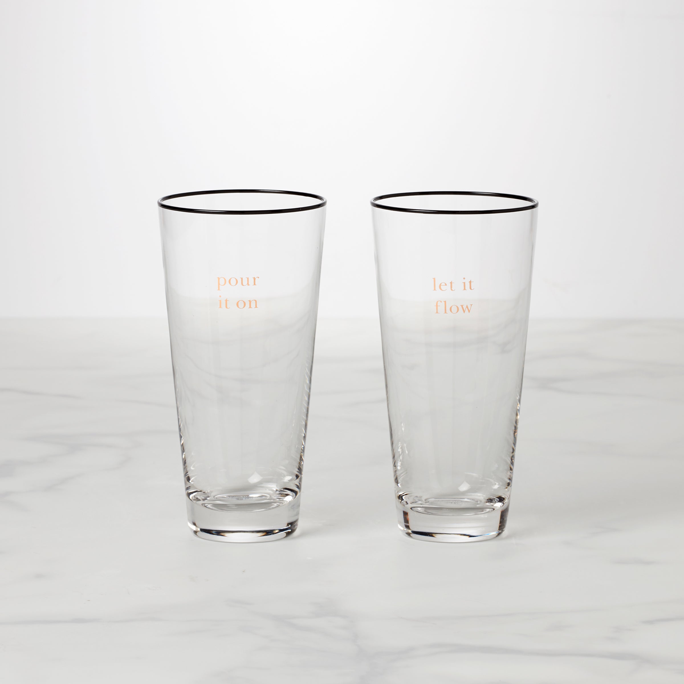 Cheers To Us Dirty & Neat Martini Glasses – Lenox Corporation