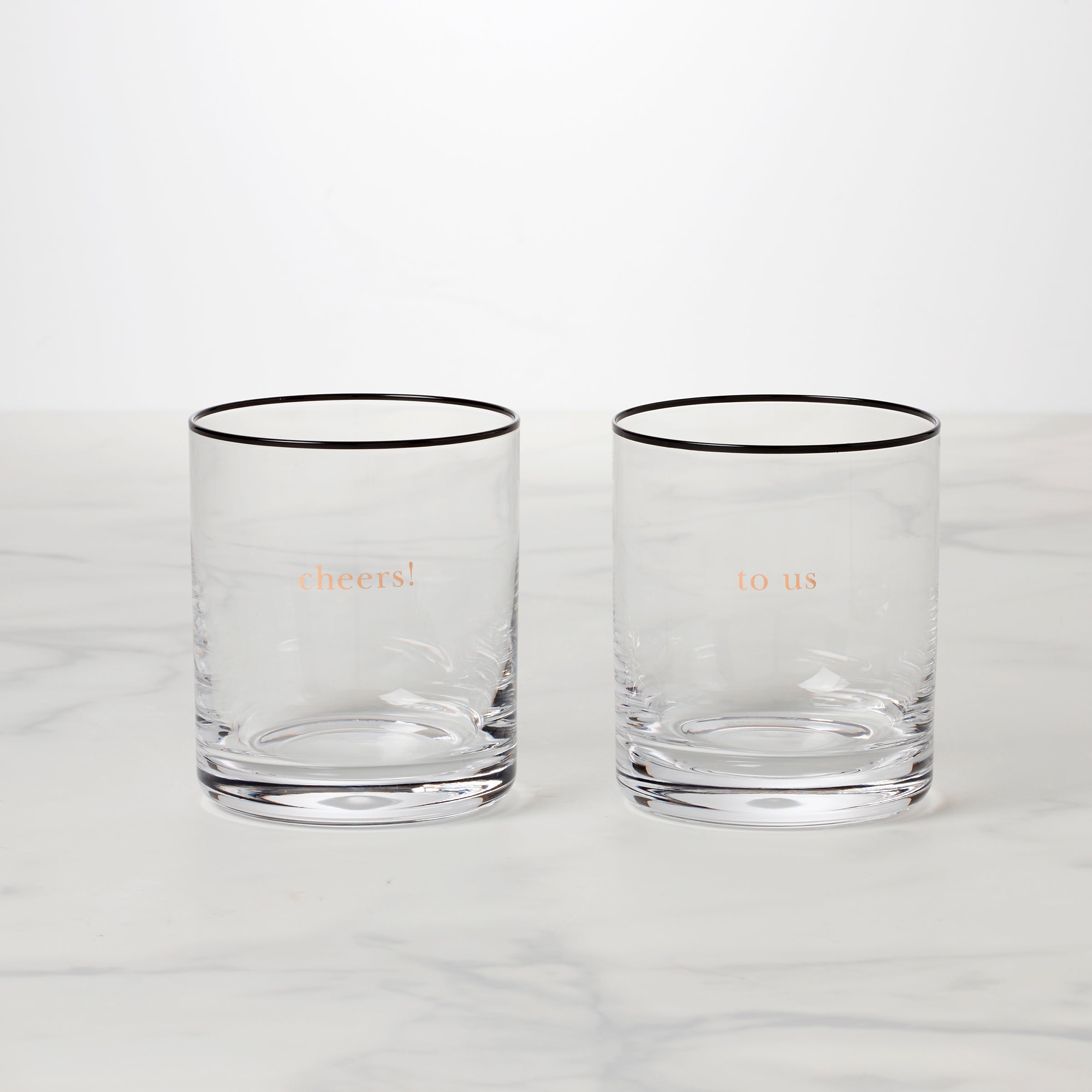 Cheers To Us DOF Glasses, Set of 2