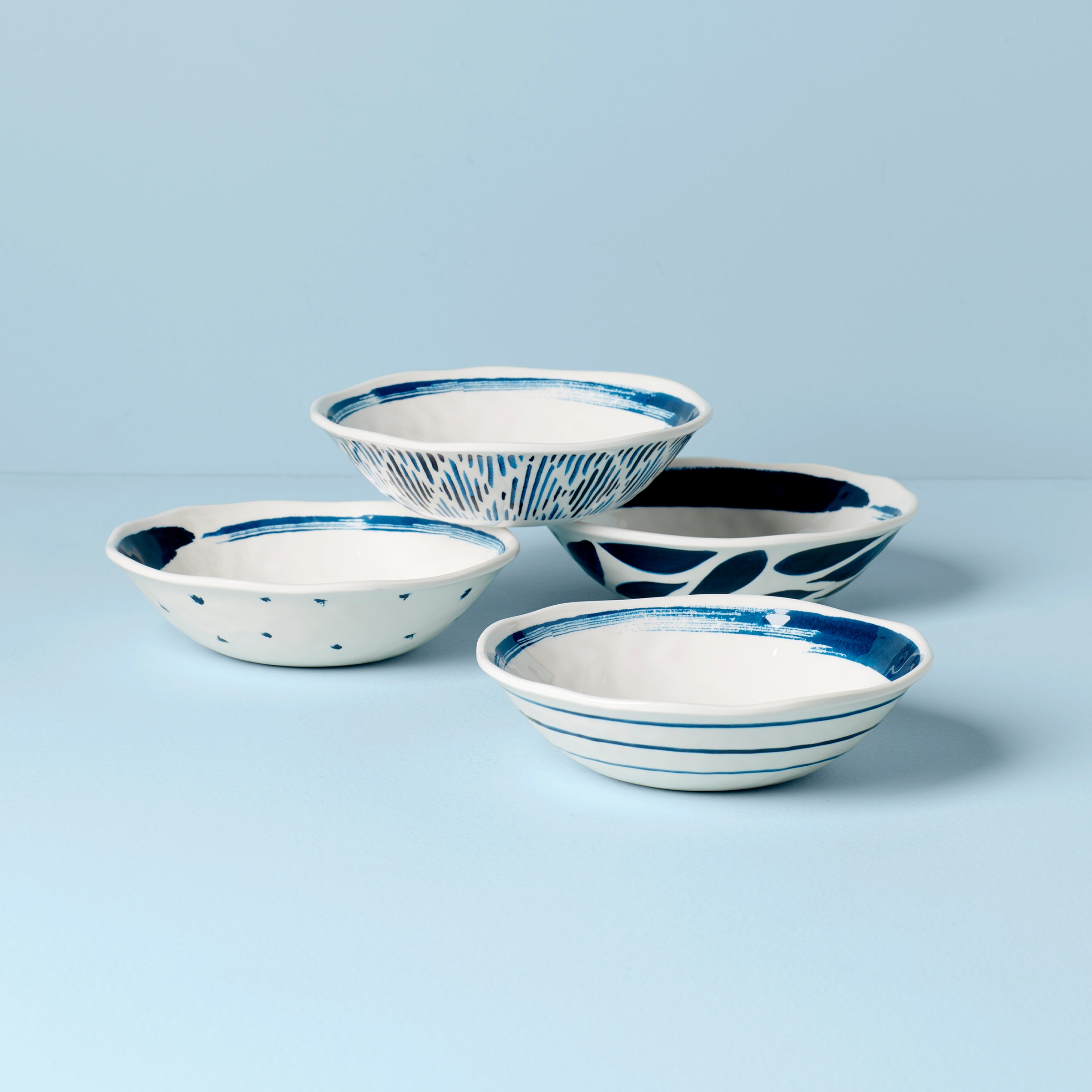 Blue Bay Melamine Assorted All-Purpose Bowls, Set of 4