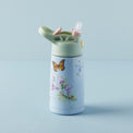 Butterfly Meadow Light Blue Stainless Steel Kids Water Bottle