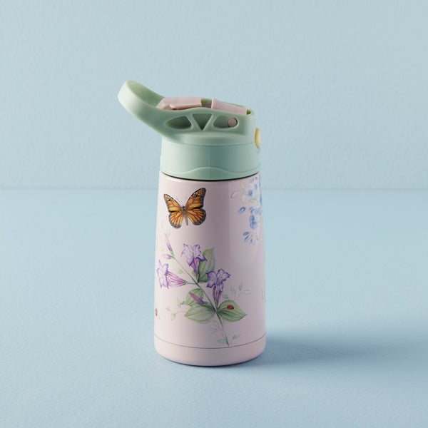 Butterfly Meadow Pink Stainless Kids Water Bottle – Lenox Corporation