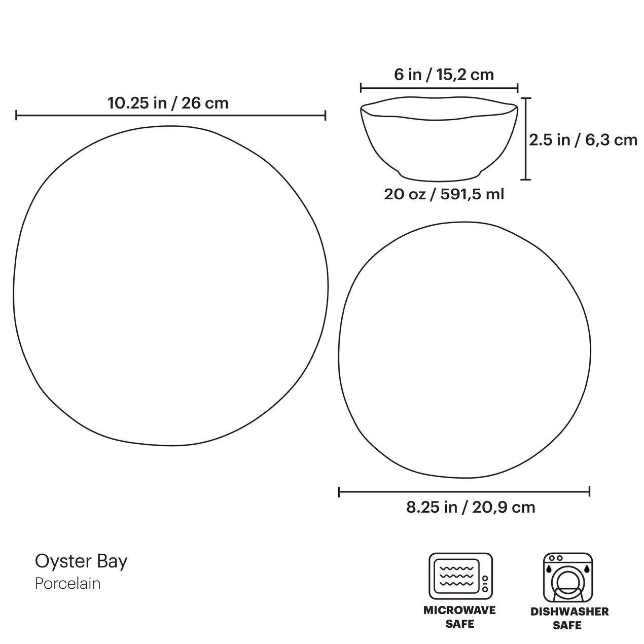 Lenox 894223 Oyster Bay 12-Piece Dinnerware Set : : Home
